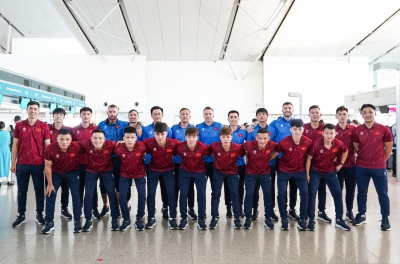 越南国家队正式启程参加东南亚赛事
