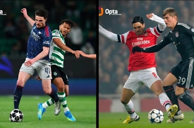 德克兰·赖斯重现阿尔特塔13年前的纪录