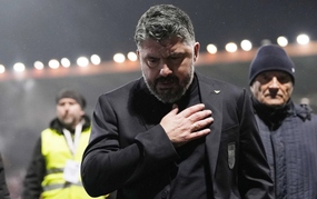 加图索在世界杯资格赛失利后辞去意大利国家队主帅职务