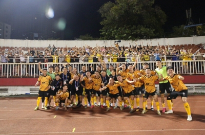 击败胡志明市公安队,清化队在春节前夕获得丰厚红包