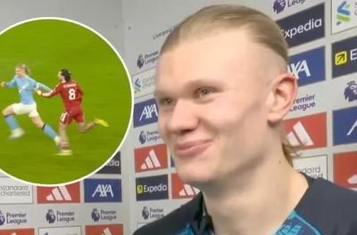 埃尔林·哈兰德对索博斯洛伊的红牌判罚发表了严厉的看法