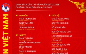 越南国家队集结备战2026年东盟杯:吴科、财禄入选名单